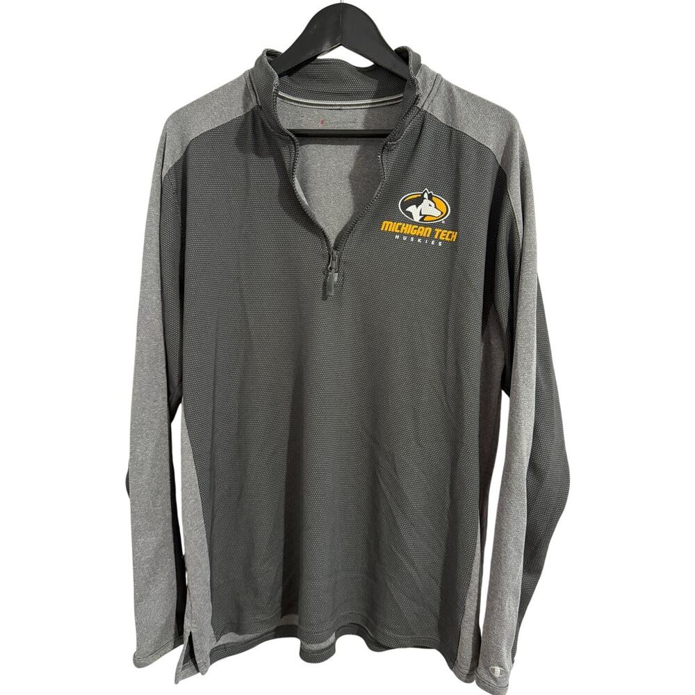 Michigan Tech Huskies 1/4-Zip Pullover Men's Size Large